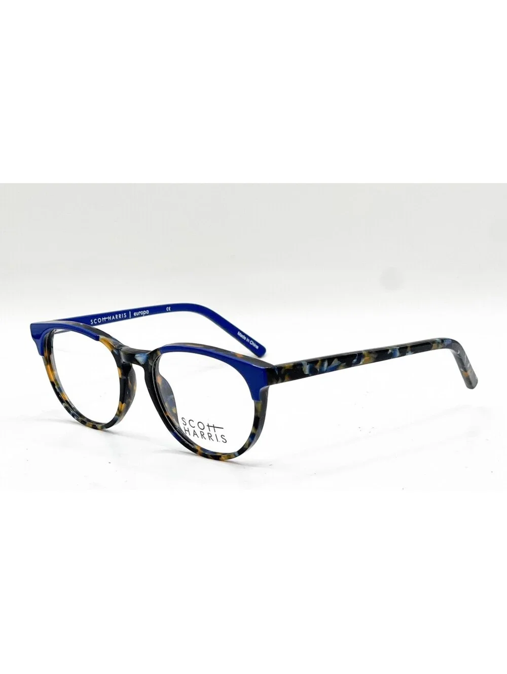 Scott Harris Sh-560 C1 Blue Marble Authentic Eyeglasses 50-18-138
